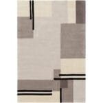 Elegance to Your Home with Our Grey and Black Abstract Pattern Tufted Carpet View 2