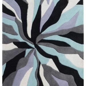 Exquisite Multicolor Abstract Pattern Art Tufted Carpet