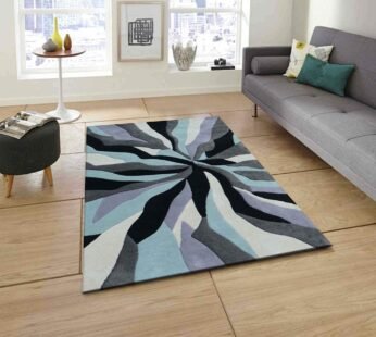 Exquisite Multicolor Abstract Pattern Art Tufted Carpet