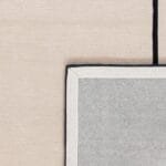 Elegant Multicolor Stripes on White Tufted Carpet: A Stylish Addition to Your Home View 9