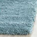 Discover the Elegance of Our Simple Plain Blue Shaggy Carpet View 3