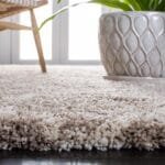 Shaggy Carpet with Skincolor Web Pattern: A Perfect Addition to Your Home View 2