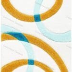 Transform Your Space with Our Colorful Strips Shaggy Carpet View 2