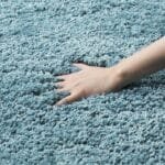 Discover the Elegance of Our Simple Plain Blue Shaggy Carpet View 2