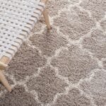 Shaggy Carpet with Skincolor Web Pattern: A Perfect Addition to Your Home View 4