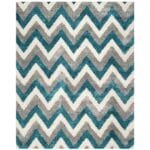 Triangular Strips Shaggy Carpet: A Touch of Elegance and Comfort View 3
