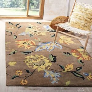 Elevate Your Home with Luxurious Tufted Carpets in Dark Beige