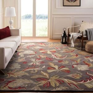Introducing Our Luxurious Tufted Carpet in Brown Loop Cut Design