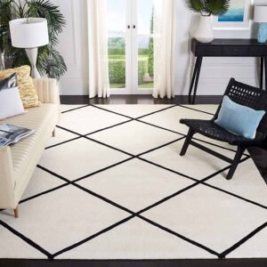 Transform Your Space with our Luxurious Tufted White Carpet