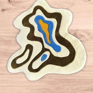 Enhance Your Space with Colorful Non-Shape Bacteria Type Carpets