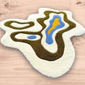 Enhance Your Space with Colorful Non-Shape Bacteria Type Carpets