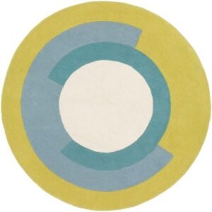 Elevate Your Decor: Luxurious Green Tufted Round Carpet