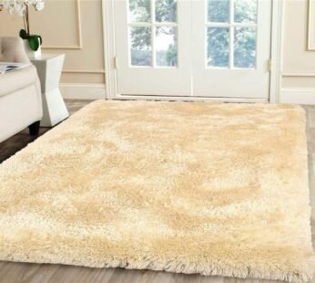 Elevate Your Home Aesthetics with Plain Ivory Soft Shaggy Fur Rugs