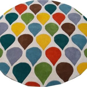 Luxurious Tufted Round Carpet: A Touch of Elegance