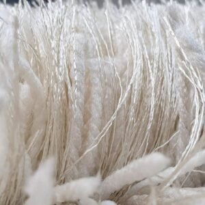 The Perfect Addition to Any Room: A Plain White Shaggy Carpet
