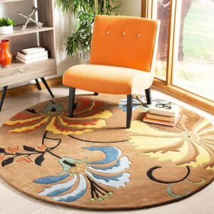 Transform Your Living Space with Our Luxurious Tufted Round Carpet