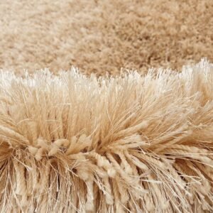 Elevate Your Home Aesthetics with Plain Ivory Soft Shaggy Fur Rugs