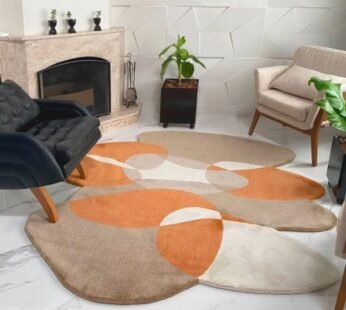 Elevate Your Space with Our Premium Quality Irregular Tufted Rug