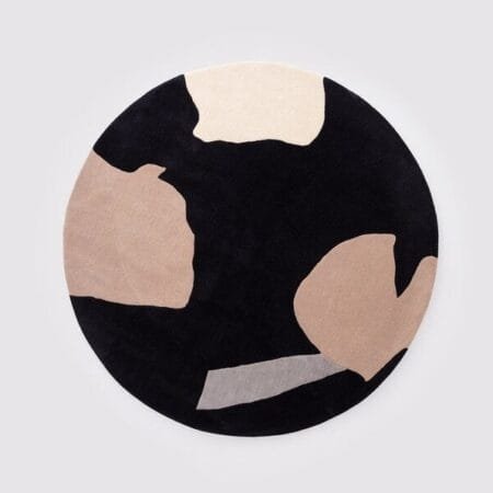 Step Up Your Style Game with Luxurious Tufted Round Carpets in Black