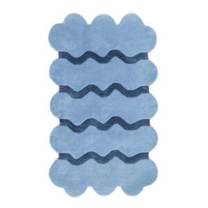 Elevate Your Space with Luxurious Blue Zigzag Home Decor