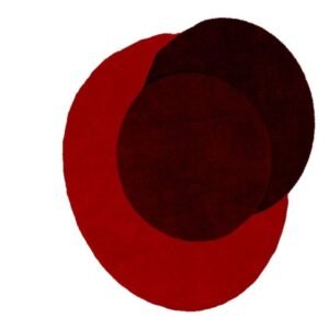 Discover the Elegance of Our Luxurious Premium Quality Irregular Tufted Red Rug