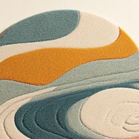 Discover the Elegance of Our Luxurious Premium Quality Irregular Tufted Rug