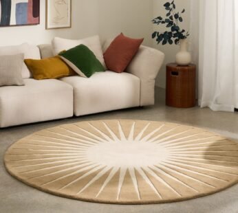 Elegance and Comfort with Luxurious Tufted Round Carpets