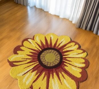 Elevate Your Space with Luxurious Premium Quality Irregular Home Decor Yellow Flower