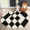 Elevate Your Space with Luxurious Premium Quality Irregular Home Decor in Black and White