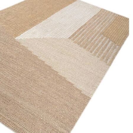Elevate Your Space with a Luxurious Multicolor Jute and Hemp Dhurrie