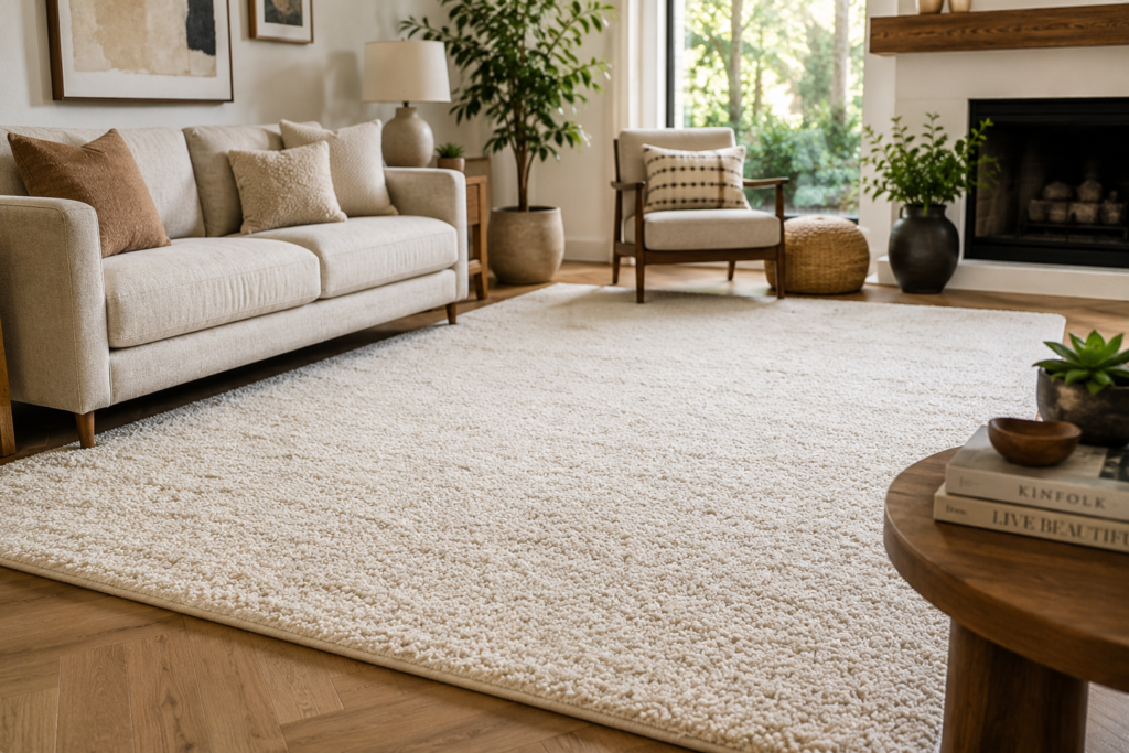 Cozy minimalist living room design