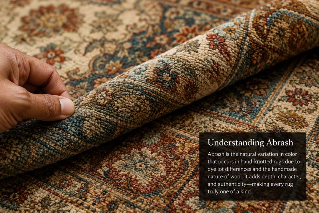 How to Choose a Rug Color: 5 Expert Tips for a Beautiful and Balanced Home 5 Exploring hand knotted rug texture