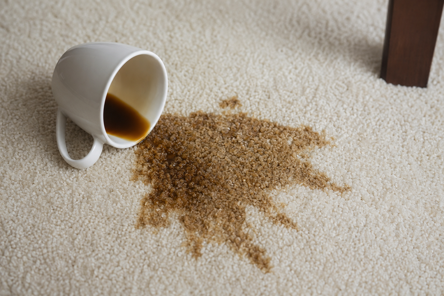 how to remove coffee stain from carpet on handmade wool rug
