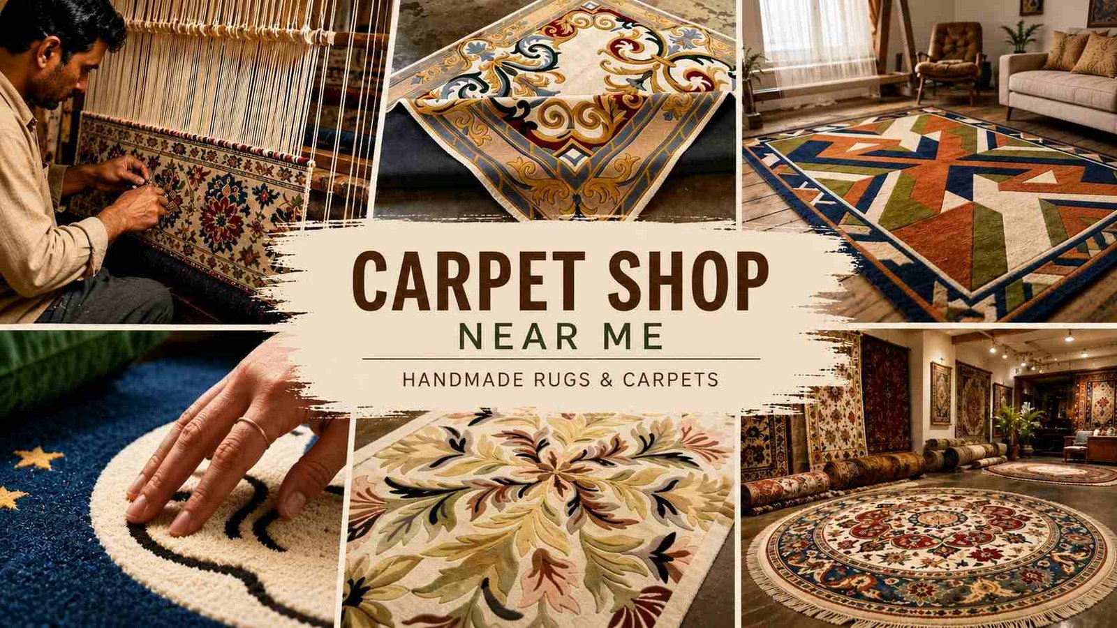 Carpet shop near me: 9 smart ways to choose the right carpet dealer 1 Carpet shop near me featuring handmade rugs, hand knotted carpets, and artisan carpet craftsmanship