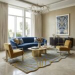 Golden Shellburst Rug View 2