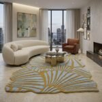 Golden Shellburst Rug View 5