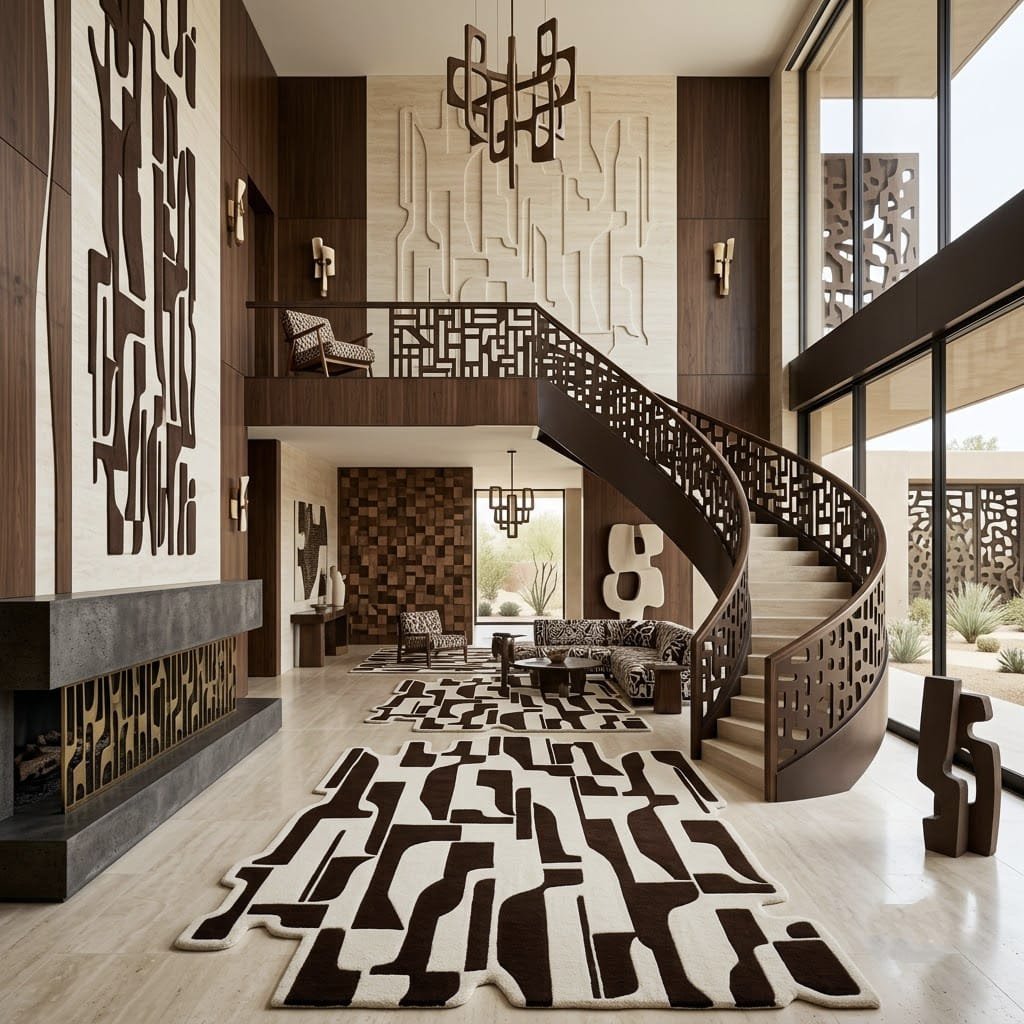 Linear Maze Rug