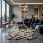 Interwoven Frame Rug View 3