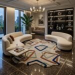 Interwoven Frame Rug View 2