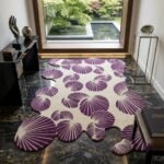 Plum Fanburst Rug View 4
