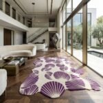 Plum Fanburst Rug View 3
