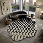 Noir Lattice Rug View 2