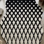 Noir Lattice Rug View 4