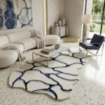 Navy Network Rug View 5