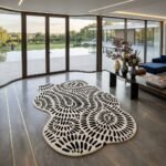 Monochrome Bloom Rug View 2