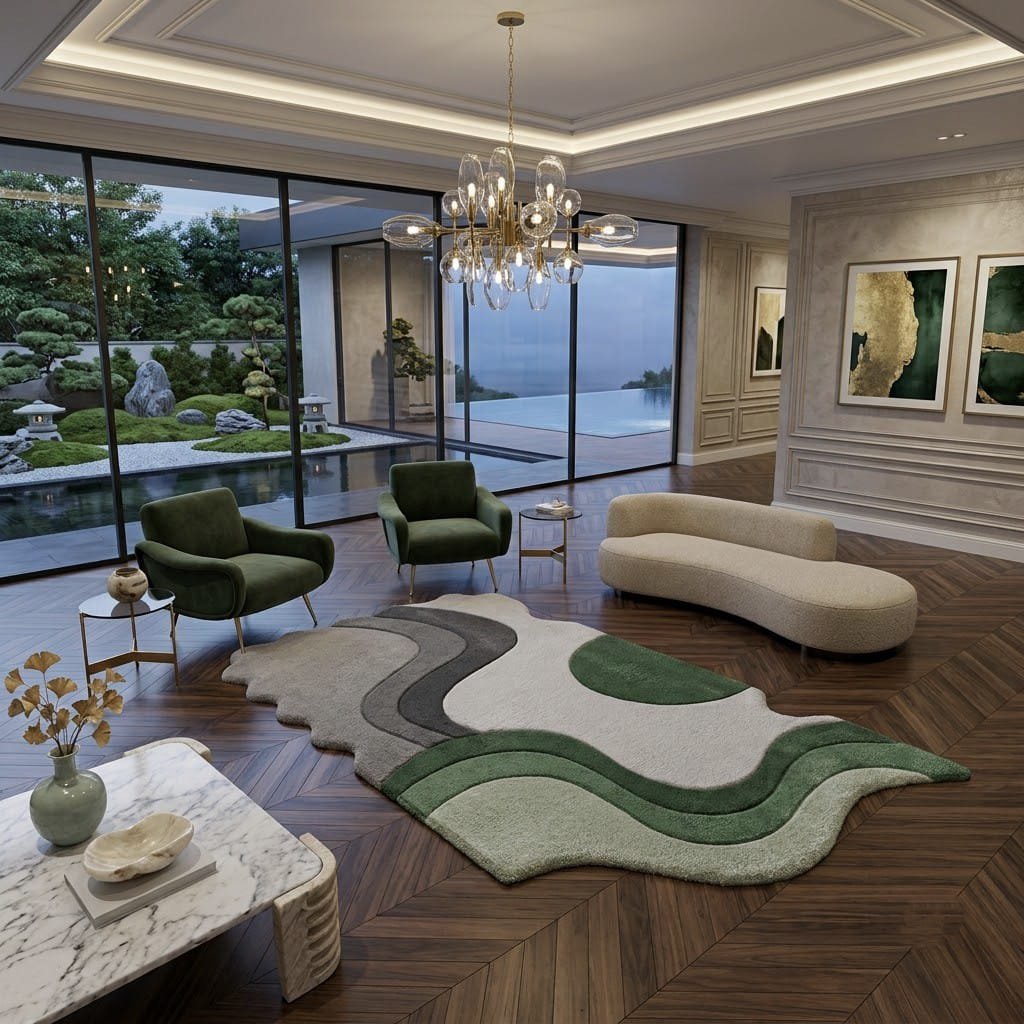 Contour Wave Rug