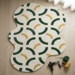 Green Gold Arc Rug View 5