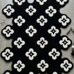 Noir Quatrefoil Rug View 2