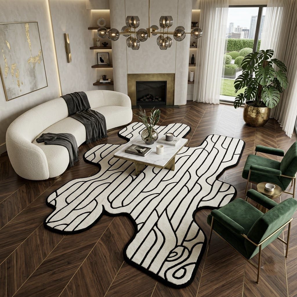Noir Veil Rug