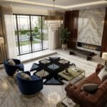 Eight Petal Stripe Rug View 2